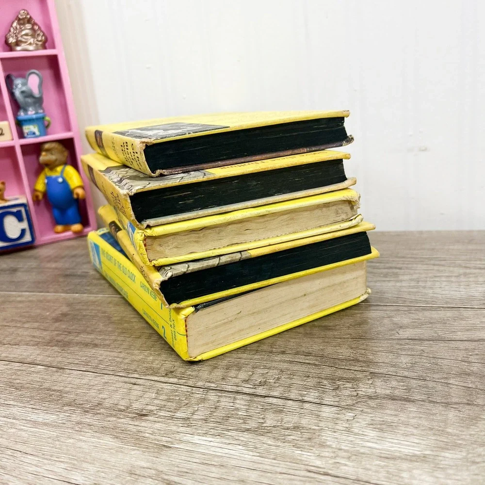 Nancy‎ Drew Mystery Stories Lot 9 Vintage Hardcover Books Carolyn Keene Grosset
